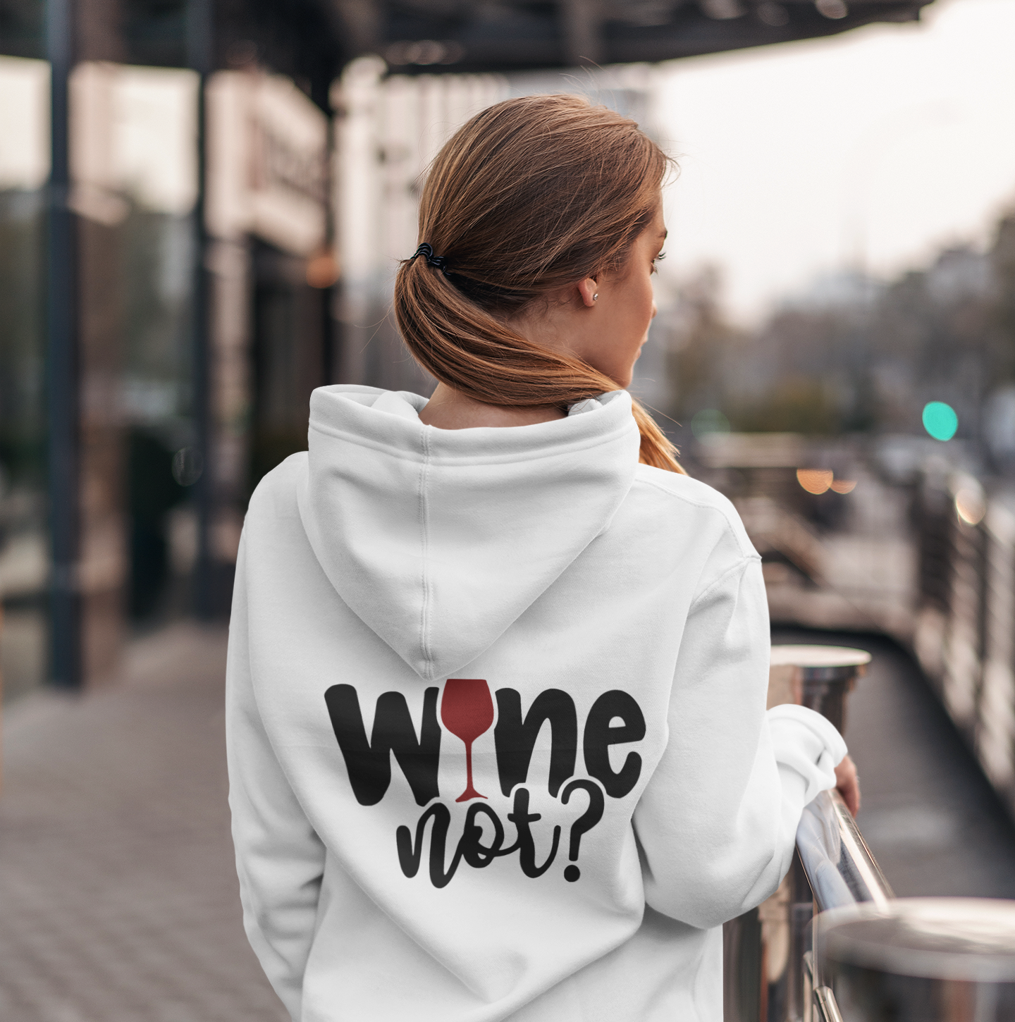 wine not hoodie