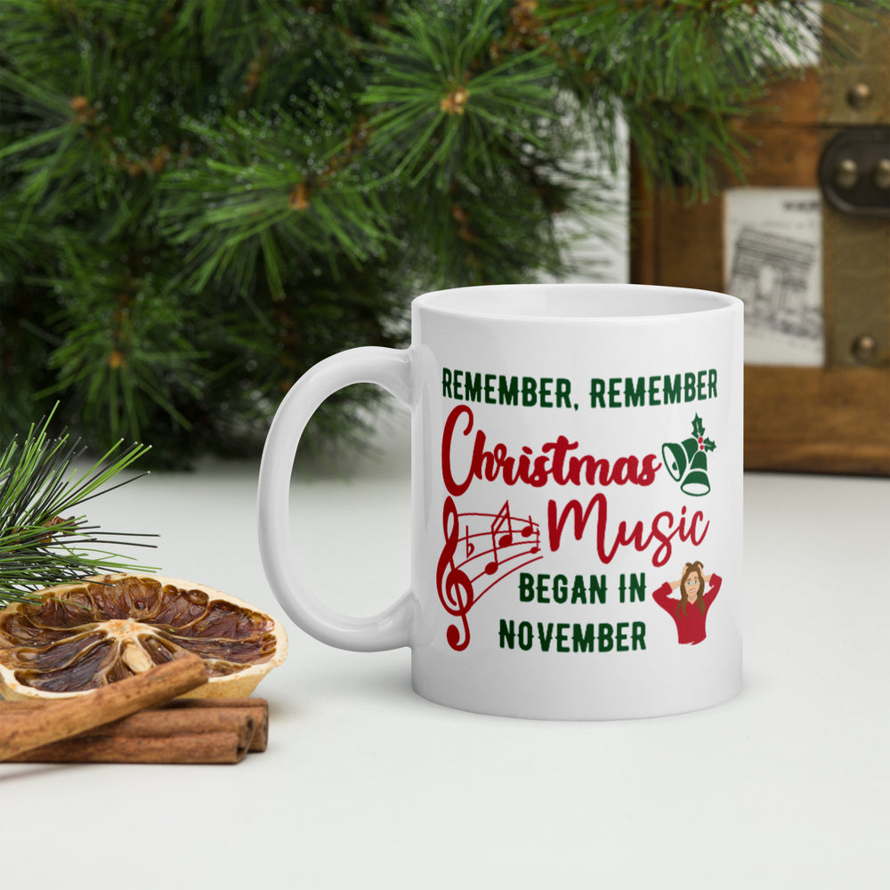 Annoying Christmas Music Mug, Double Sided