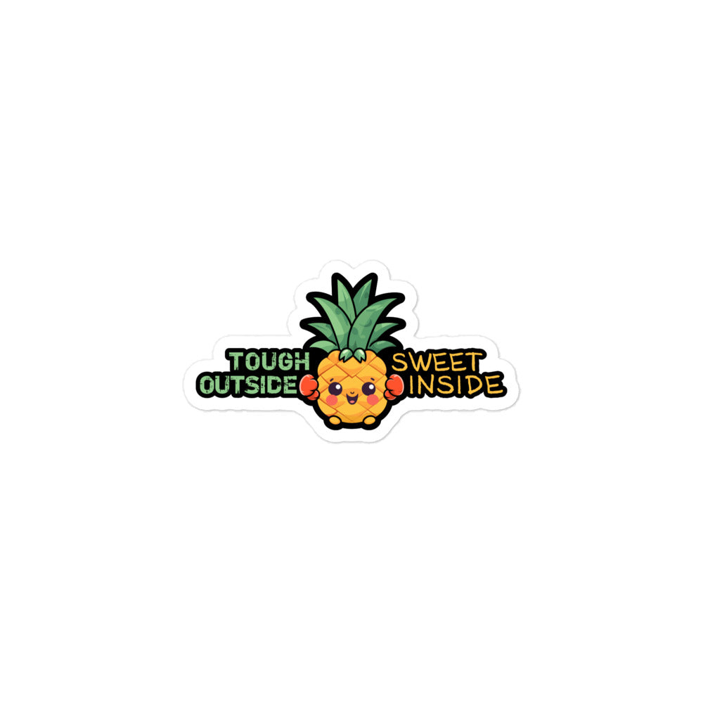 Sweet On The Inside Boxing Pineapple Sticker