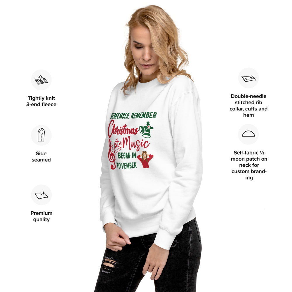 Annoying Christmas Music Premium Sweatshirt
